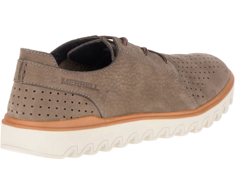 Buty Sportowe Merrell Męskie Szare - Downtown Lace - 634852-YXG